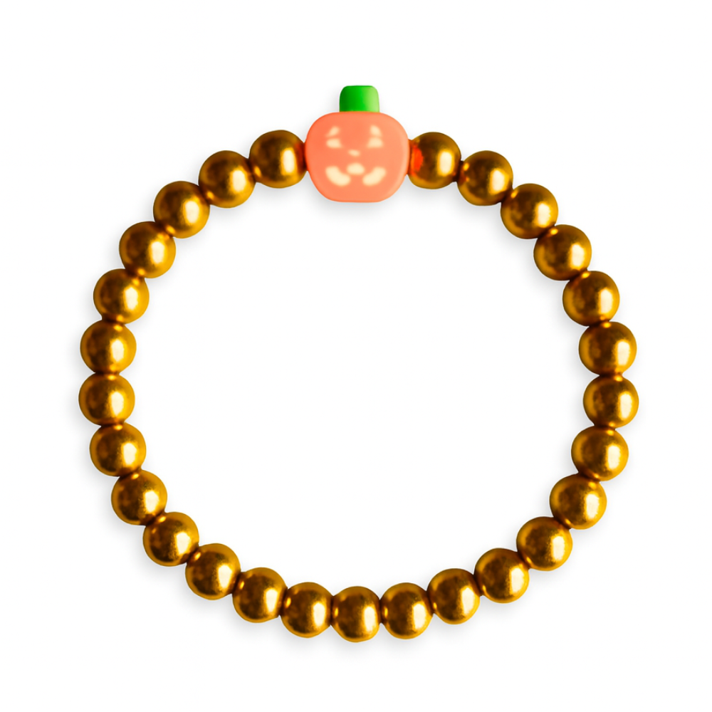 Gold Pumpkin Bracelet