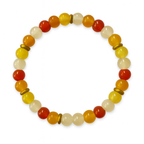 Autumn Glass Bead Bracelet